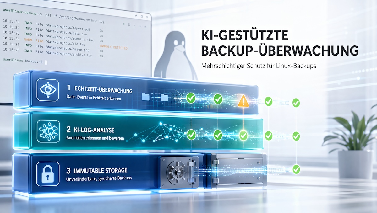 KI-gestützte Backup-Überwachung: Wenn Linux selbst merkt, dass Dateien verschwinden