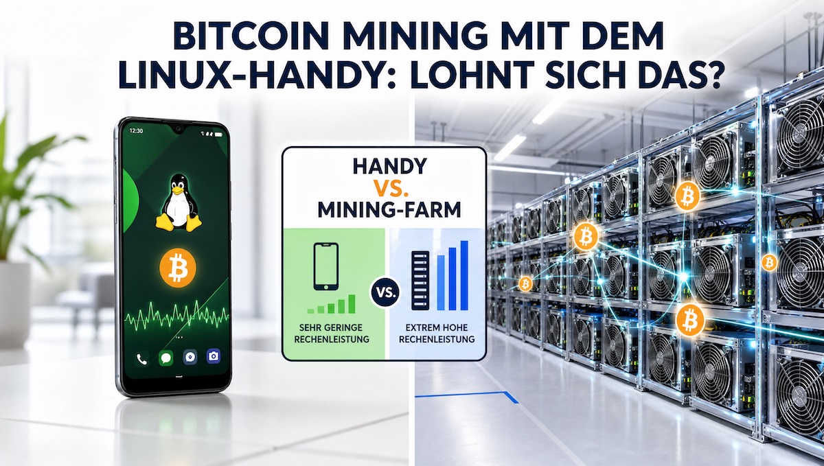 Bitcoin Mining mit dem Linux-Handy: Geht das?