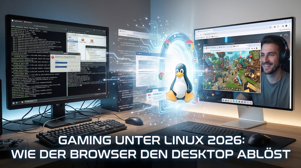 Gaming unter Linux 2026 und warum Browser-basierte Spiele den Desktop-Client ablösen