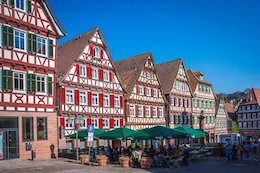 Fachwerkhaus in der Altstadt von Calw