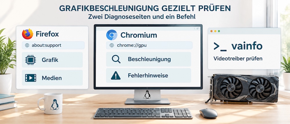 Zwei Diagnoseseiten und ein Befehl zeigen, ob die Beschleunigung greift