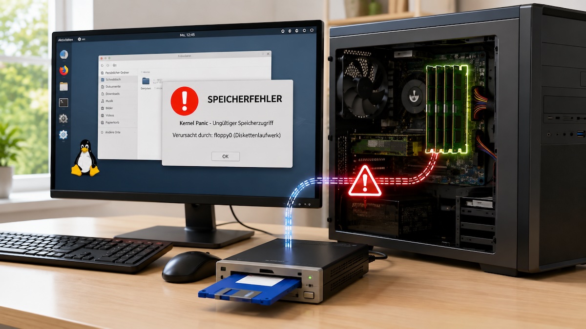 Disketten Fehler im Linux-Kernel bald Geschichte?