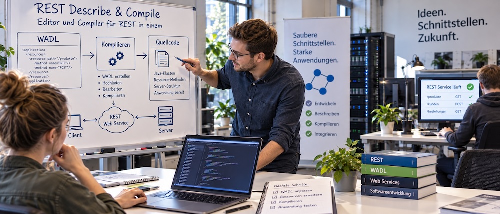 Editor und Compiler für REST in einem