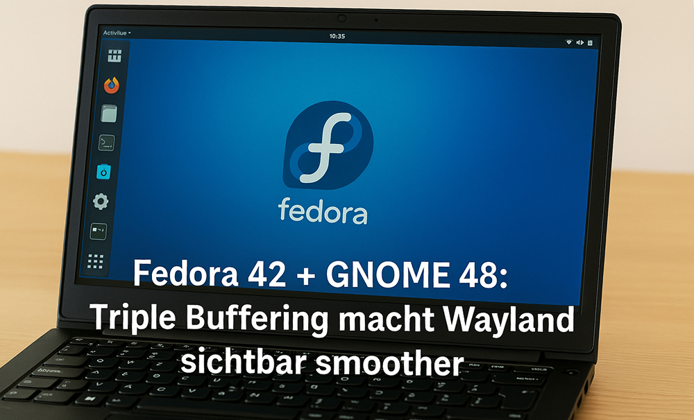 Fedora 42 + GNOME 48: Triple Buffering macht Wayland sichtbar smoother