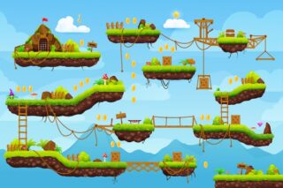 Grafik Spiel in 2D