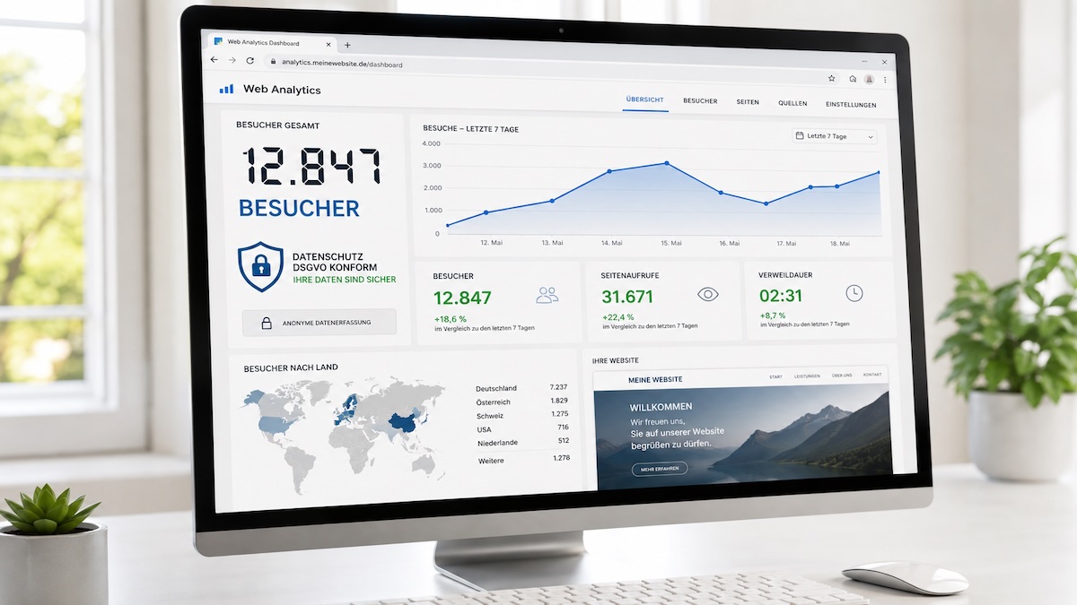 Homepage Counter » Analysieren Sie Ihre Besucher datenschutzkonform