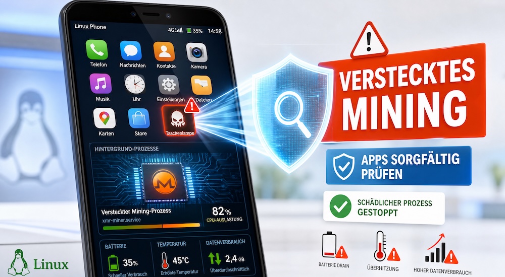 Illegales Bitcoin Mining über Apps