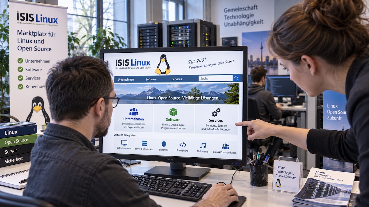 ISIS Linux - Marktplatz für Open Source und Linux