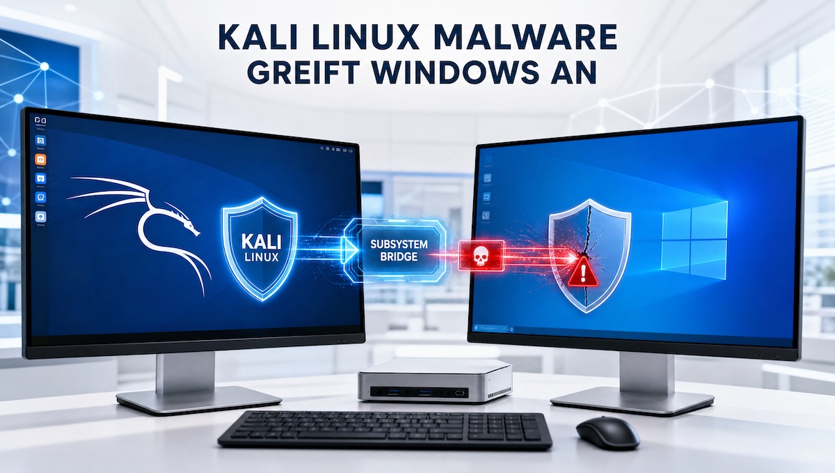 Kali Linux: Hacker greifen Windows 10 & 11 über Linux an