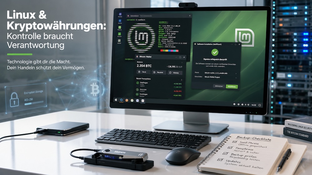 So wird Linux zu einer Sicherheitsbasis für Krypto-Zahlungen & worauf es dabei wirklich ankommt