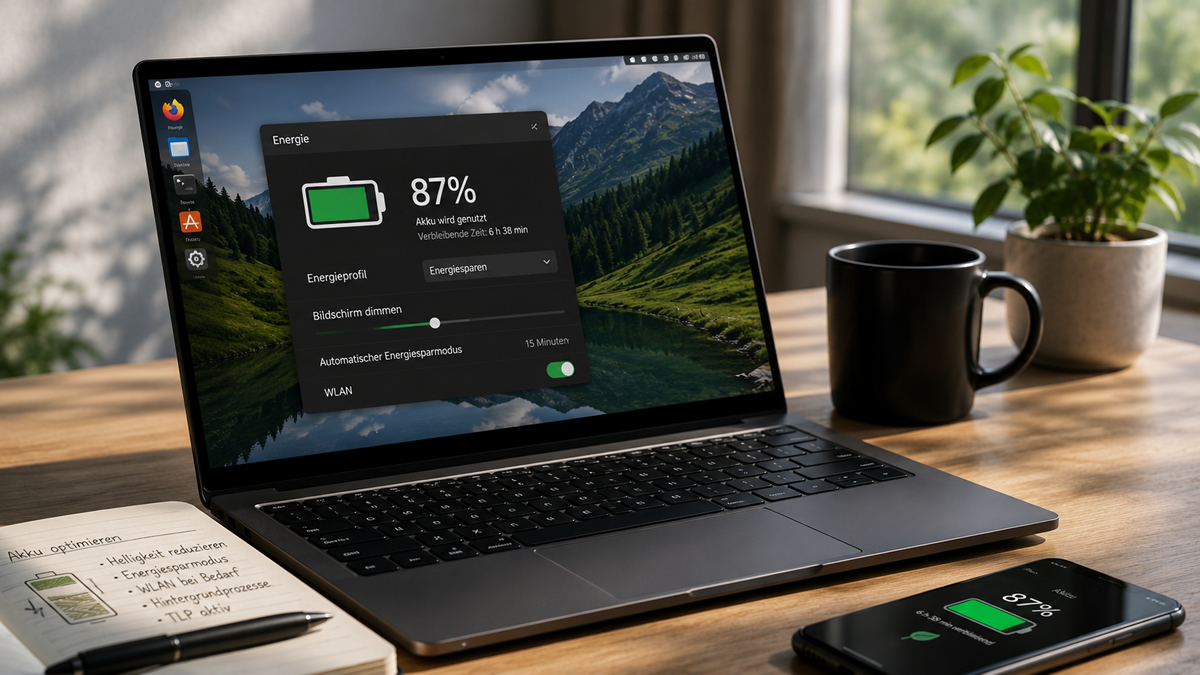 Linux auf dem Laptop: Die besten Distributionen für lange Akkulaufzeit 2026