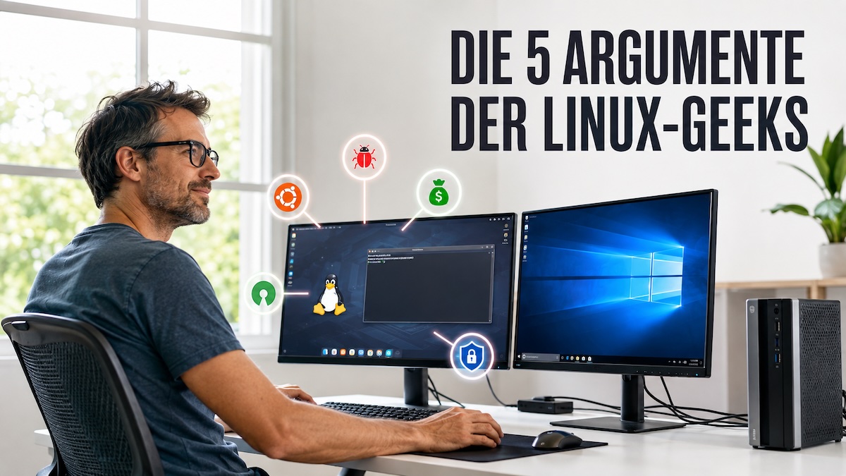 Linux Geeks » die Top 5 der fadenscheinigsten Argumente des Linux-Geek