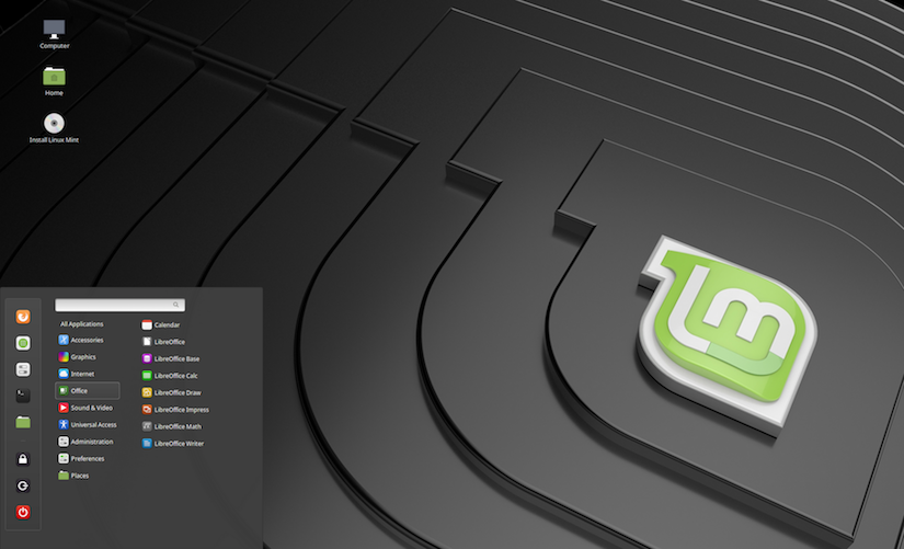 Linux Mint Desktop Screenshot