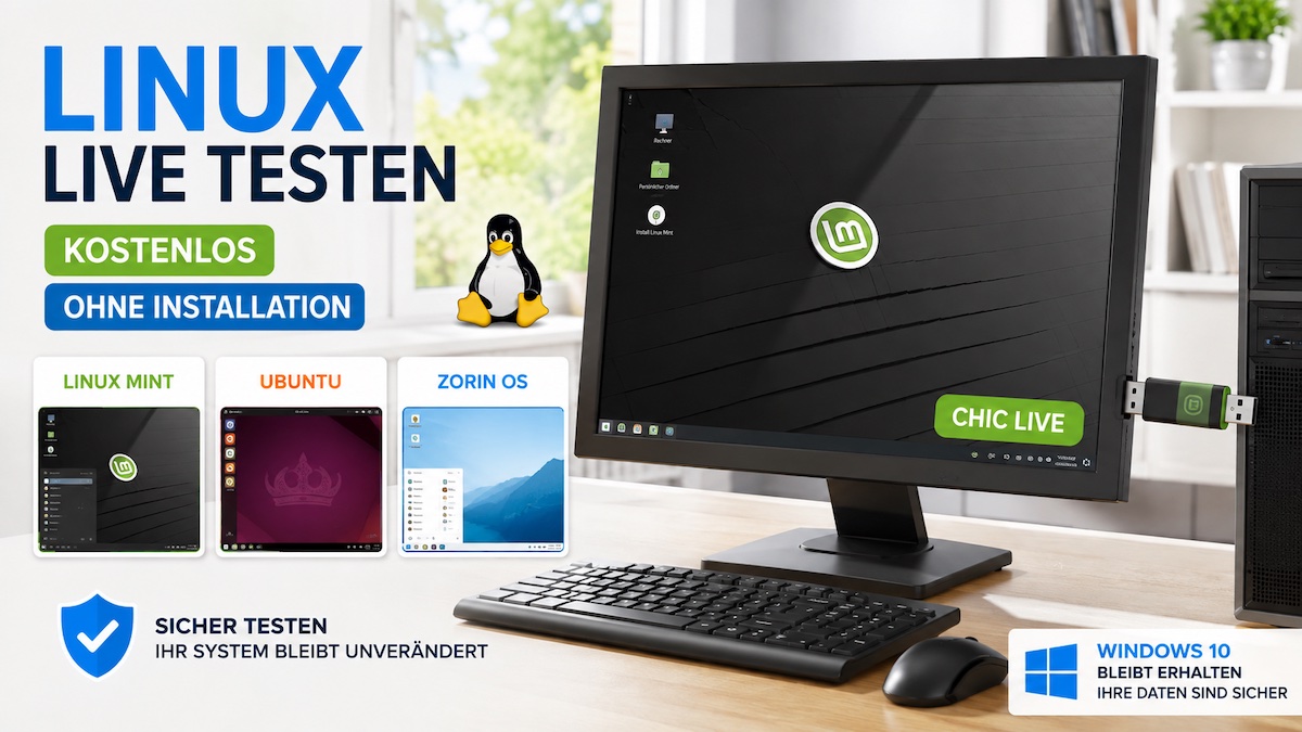 Linux kostenlos testen: Keine Sorge vor dem Windows 10 Ende