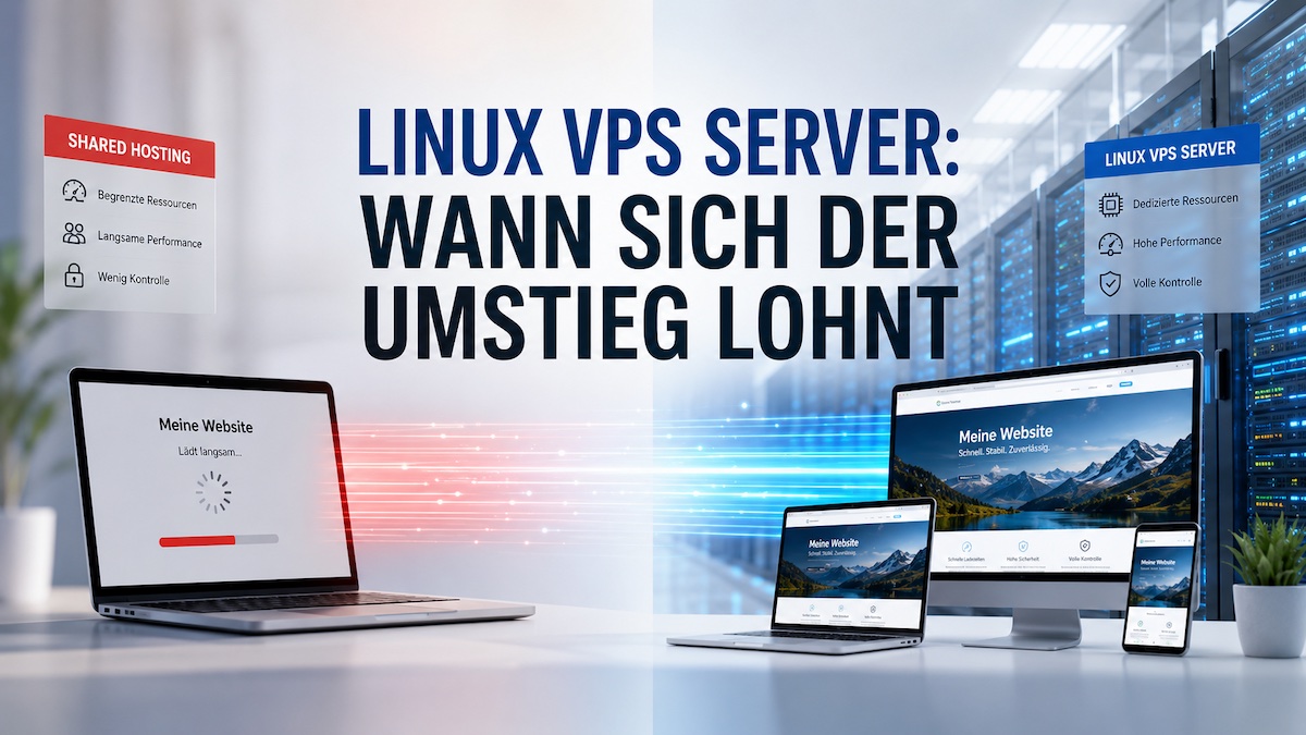 Linux VPS Server für kleine Webseiten – lohnt sich der eigene Webserver wirklich?