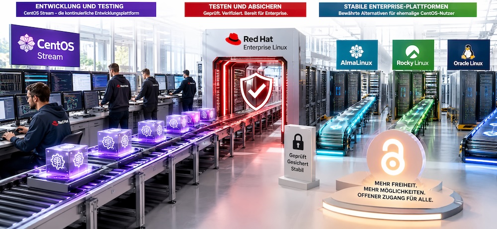 Red Hat über die Langfristigkeit von CentOS Stream