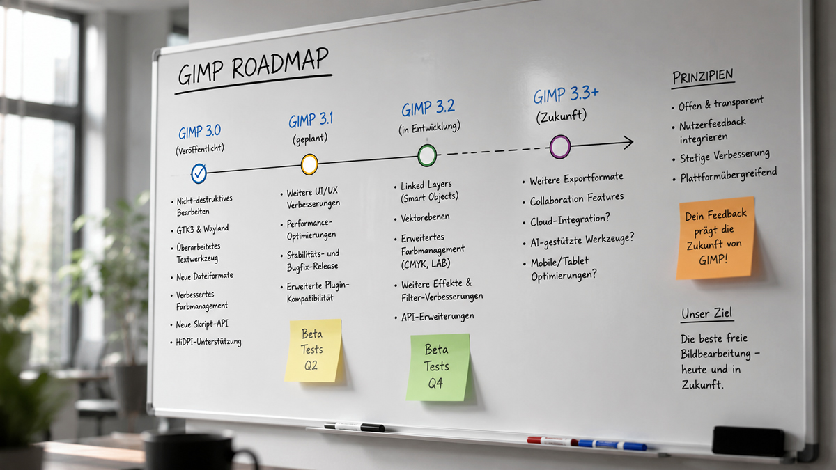 Roadmap und Entwicklungstempo: Warum Version 3.2 bereits in Sicht ist