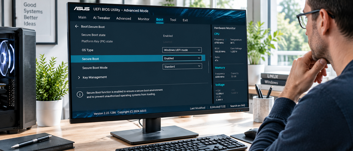 Secure Boot und der vertrauenswürdige Systemstart