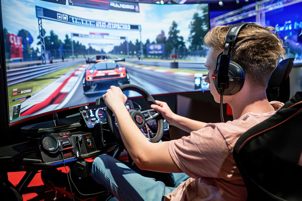 Sim-Racing-Start – Wheel, Pedale, Setup