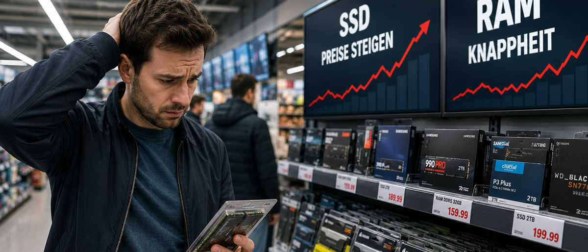 Speicherkrise treibt die Preise auf beiden Seiten