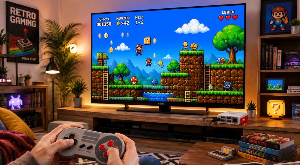 Spiele spielen mit Raspberry und RetroPie