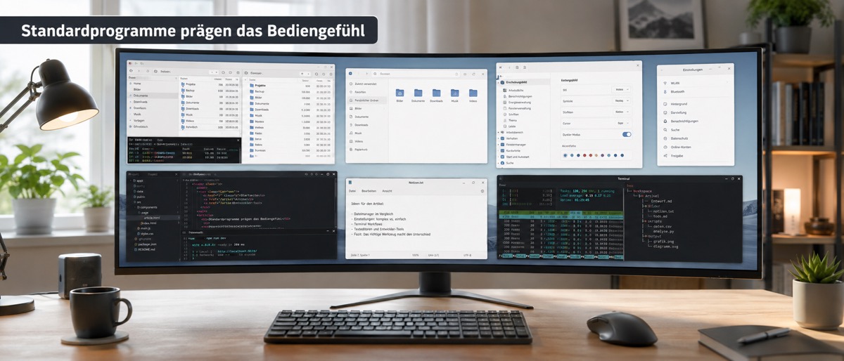 Standardprogramme prägen das Bediengefühl mit