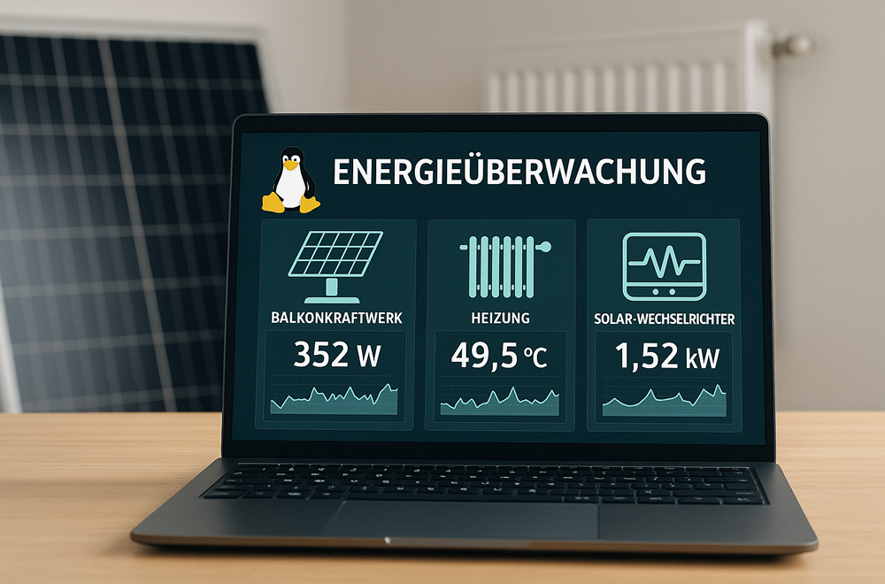Steuerung von Balkonkraftwerk, Heizung und Solaranlage mit Linux