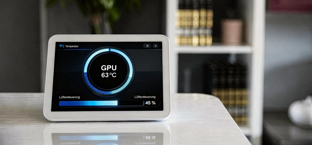 Temperaturüberwachung und Lüftersteuerung einrichten