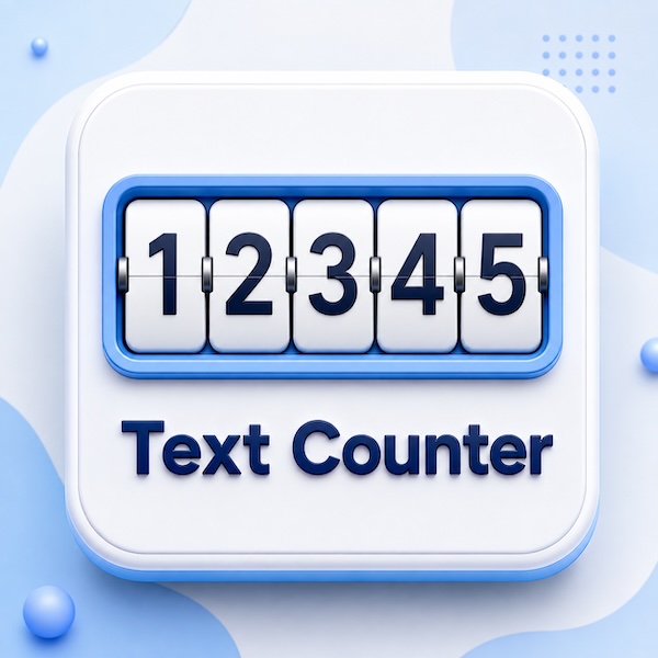 Textbasierte Homepage Counter