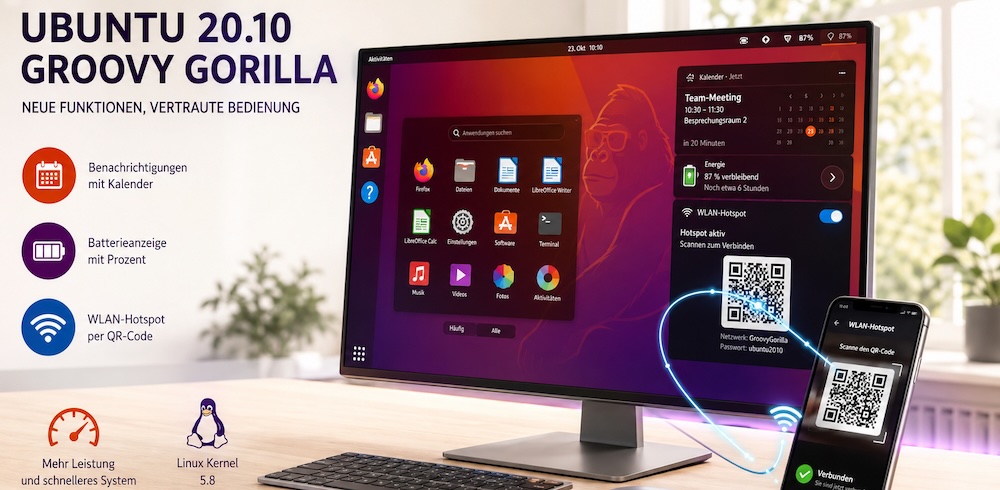 Ubuntu 20.10 Groovy Gorilla