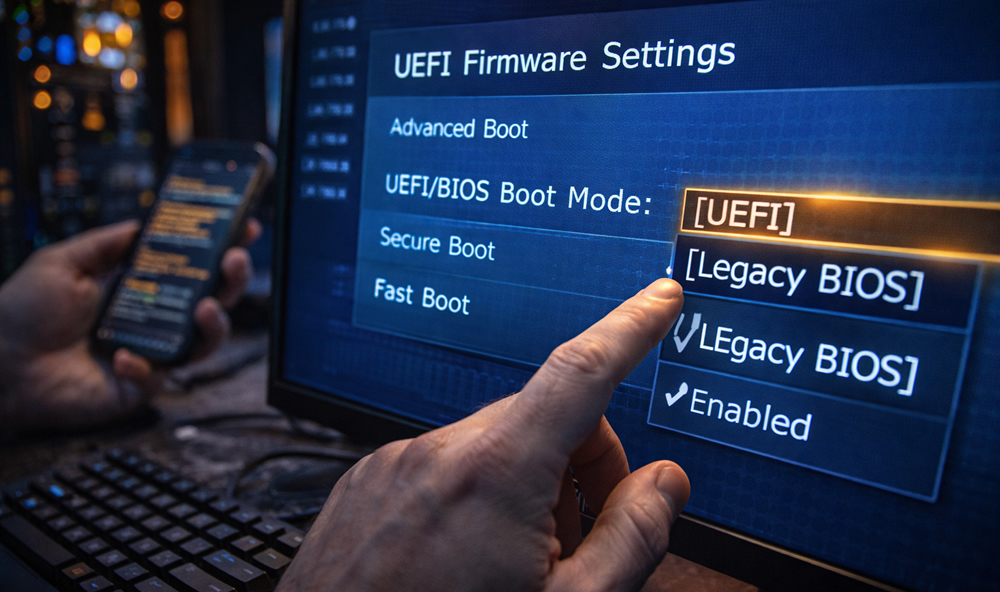 UEFI-Modus aktivieren und nutzen