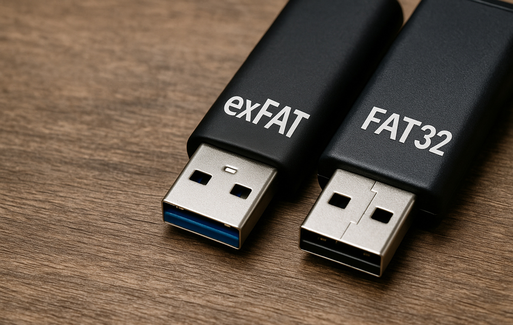 Was sind die Unterschiede zwischen exFAT vs. FAT32?