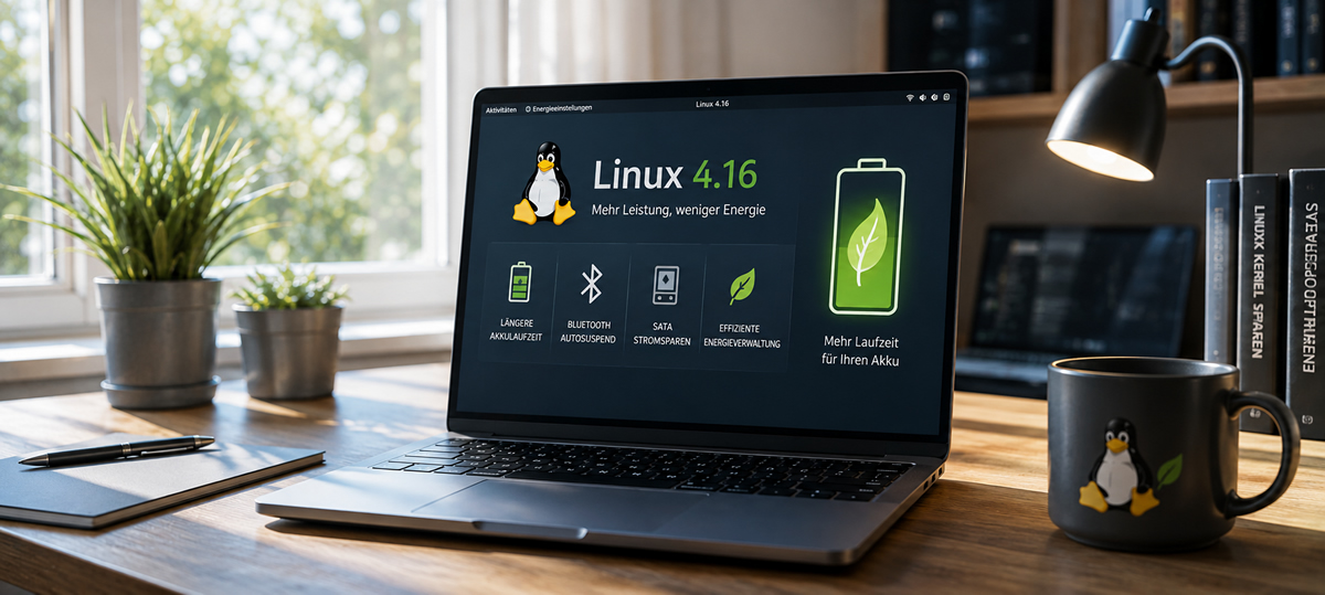 Verbesserte Stromsparfunktionen in Linux 4.16