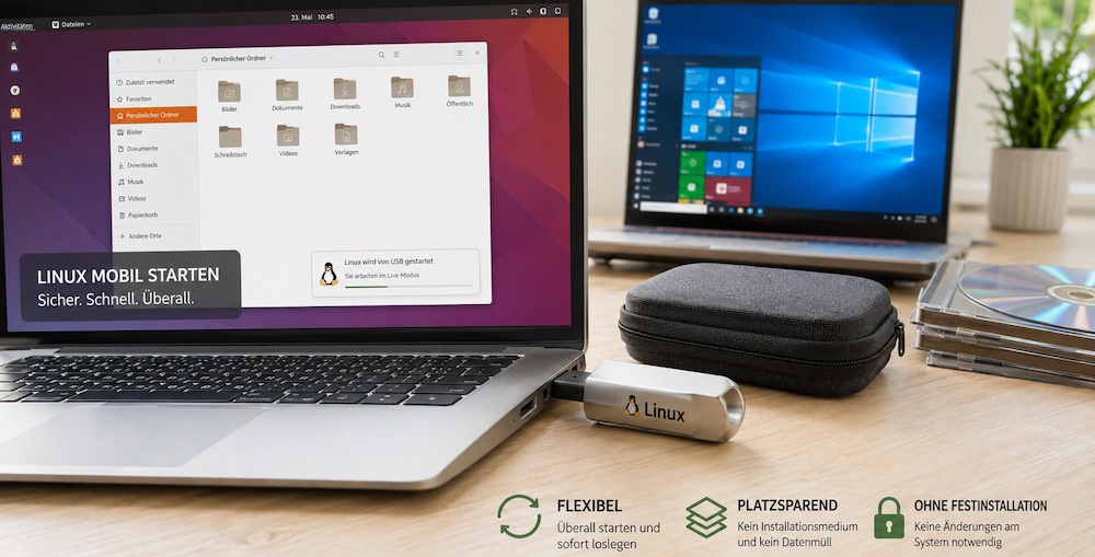 Linux auf USB-Stick installieren: So geht's ganz einfach!