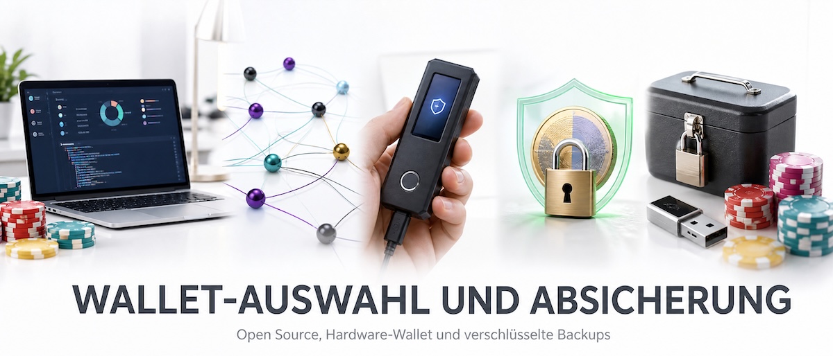Wallet-Auswahl und Absicherung unter Linux