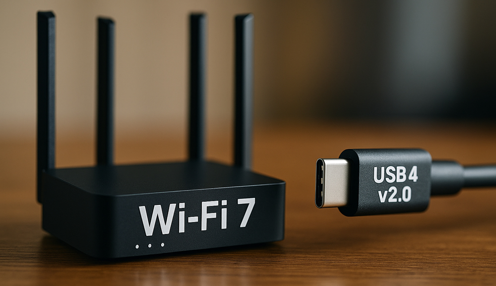 Wi‑Fi 7 / USB4 v2.0 – was bringt es?