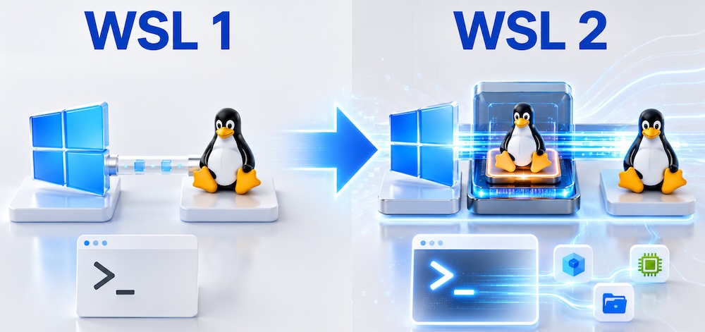WSL 1 und 2 Update
