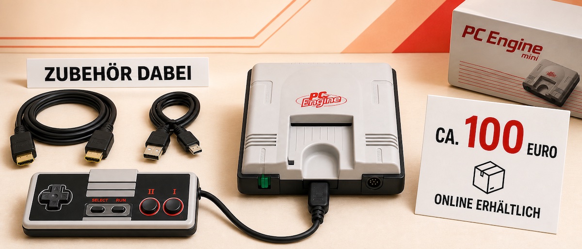 Zubehör, Preise und Vorbestellung der Konami Mini Konsole